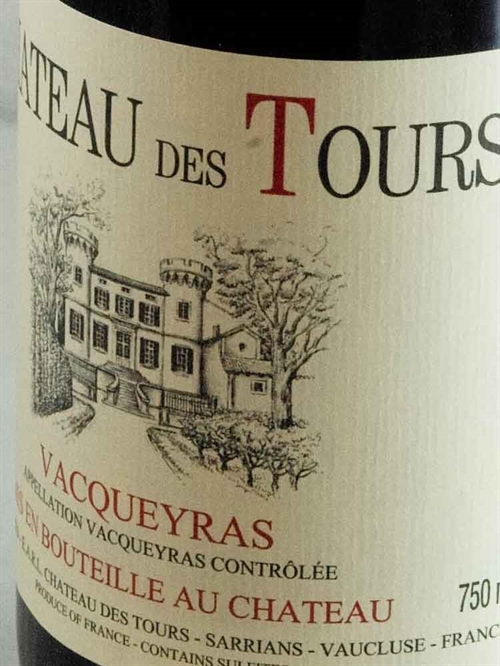 Château des Tours / Vacqueyras Reserve 2001
