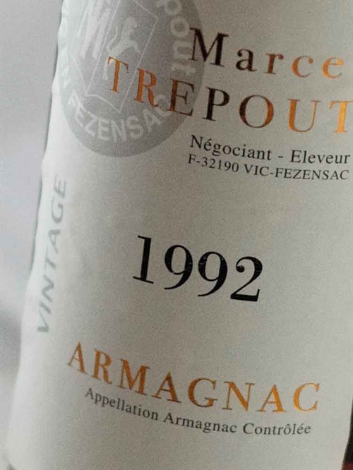 Armagnac Vintage 1992 / Marcel Trepout